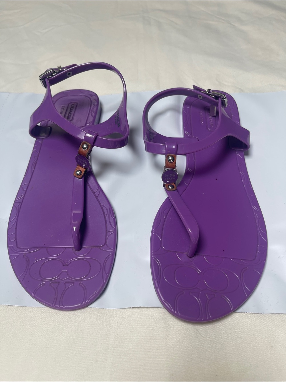 Coach Jelly Sandals